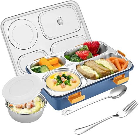 metal bento box kids lunch|microwavable stainless steel lunch box.